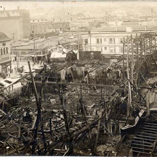 [Ruins of the Chutes on Fillmore and Eddy street after fire]