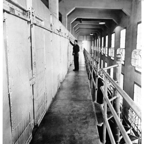 [Solitary confinement cells on Alcatraz]