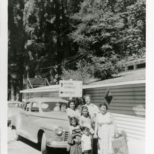 [Family on a trip to Russian River]