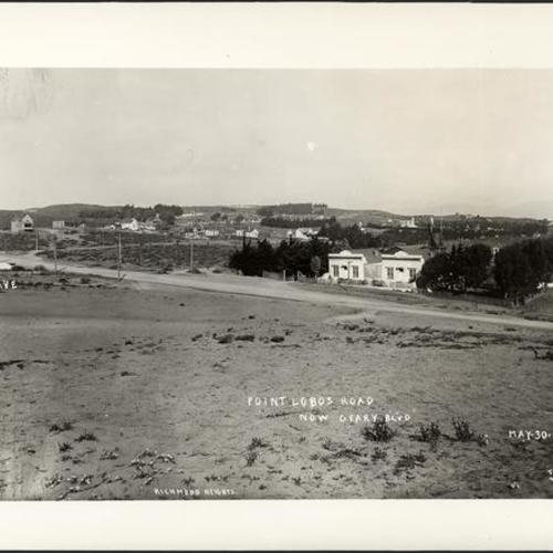 [Point Lobos Road, now Geary Boulevard]