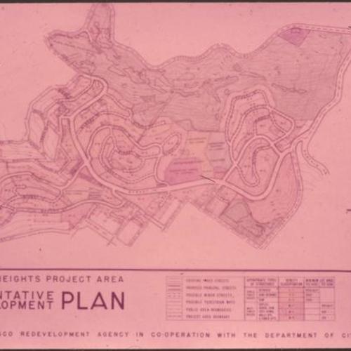 Diamond Heights Projected Area Tentative Redevelopment Plan Plate 3
