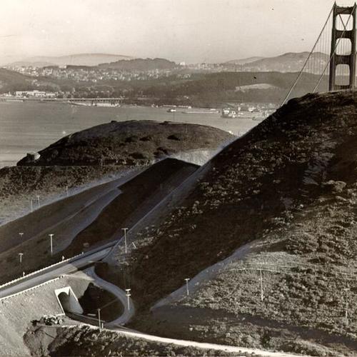 [Waldo approach to the Golden Gate Bridge]