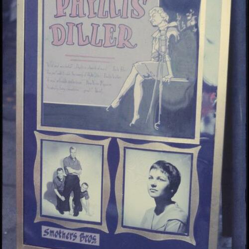 Phyllis Diller and Smothers Brothers at the Purple Onion poster