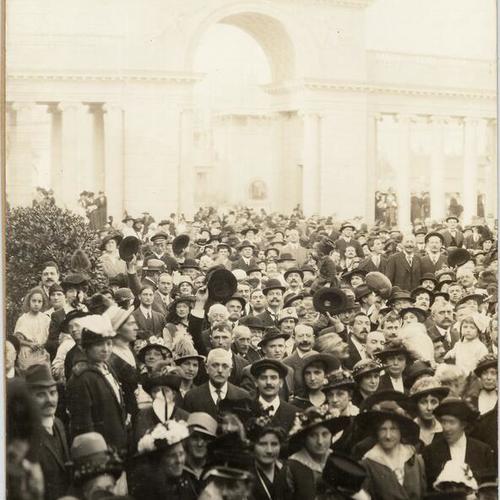 [Dedication of French Pavilion at the Panama-Pacific International Exposition]