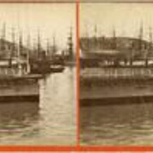 [Bay view, from Market St. Wharf, S.F.]