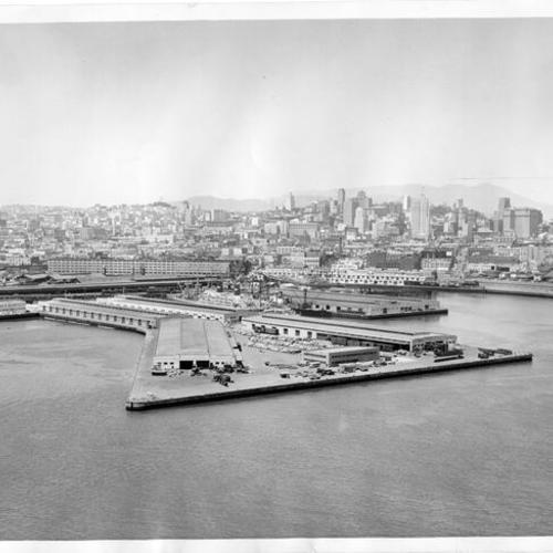 [View of the Mission Rock Terminal from the Bay]