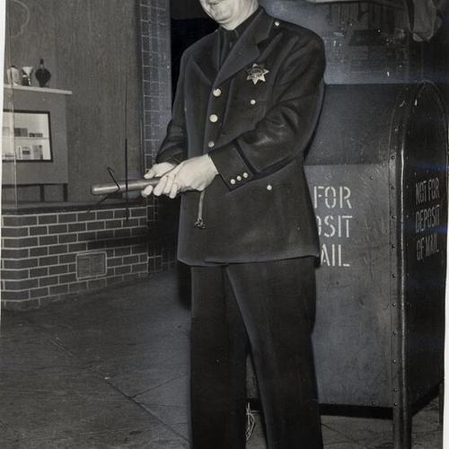 [Officer Bill McCool, 1958 City golf champion]