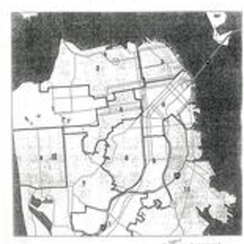 San Francisco Supervisorial Districts Preliminary Plan 1 (1 of 2)