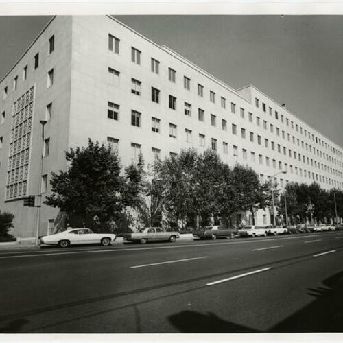 [San Francisco police new hall of justice Exterior at 850 Bryant street.]