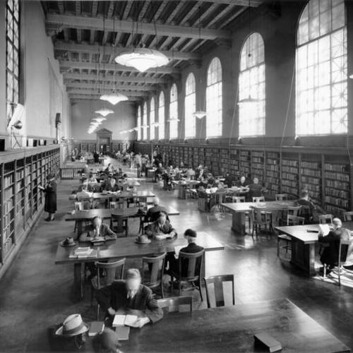 [Reading Room at the Main Library]