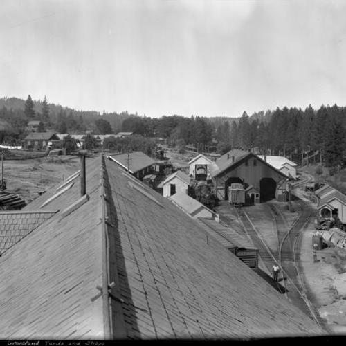 [Hetch Hetchy Railroad: Groveland Yards and Shops]