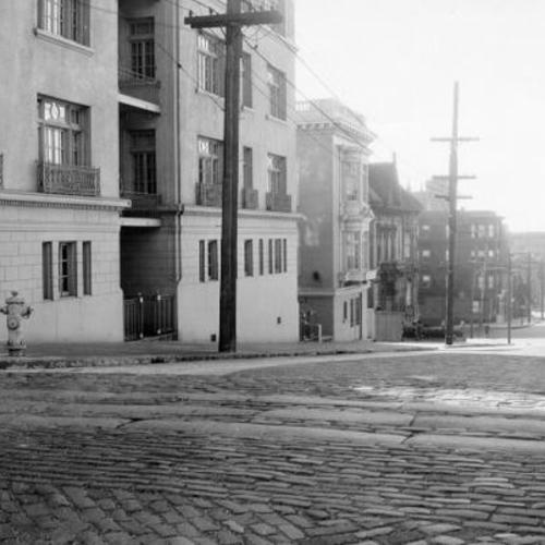[Gough Street, looking south from California Street]