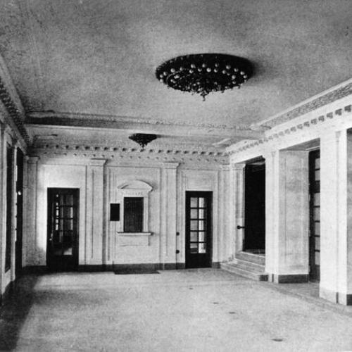 [Lobby of the Columbia theater (now Geary)]