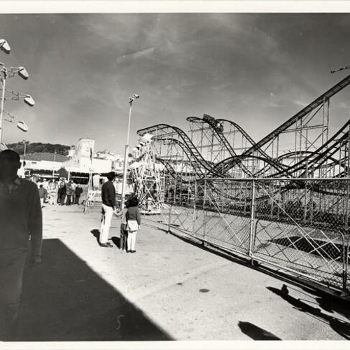 [Playland at the Beach roller coaster]