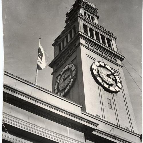 [Clock tower on Ferry Building]
