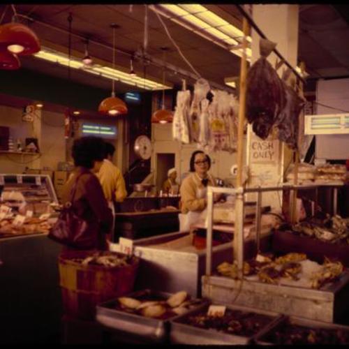 Chinatown meat and seafood market