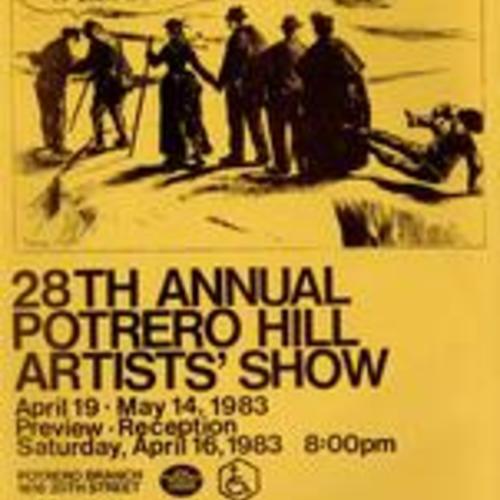 28th Annual Artists' Show, Program Flyer