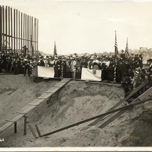 [Dedication of site of Neptune's Daughters, Panama-Pacific International Exposition]