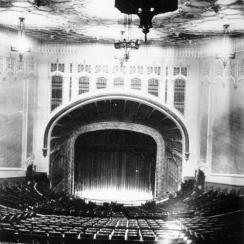 [Interior of California Theater]