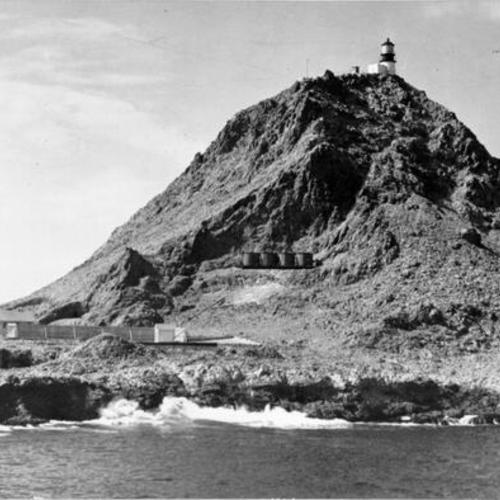 [View of Farallon Islands lighthouse]